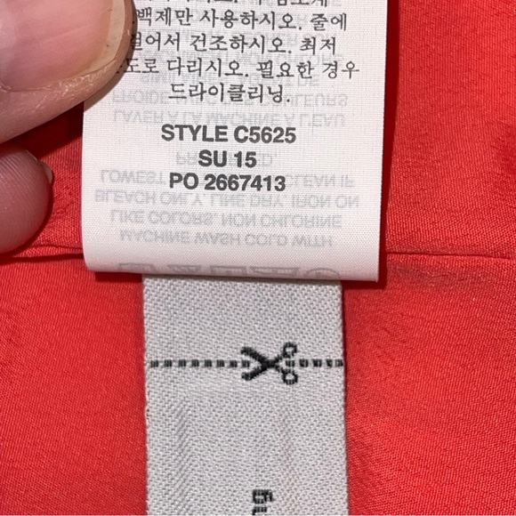 J Crew Coral Pleated Mini Skirt C5625 - Picture 13 of 16